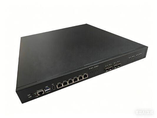 1U rackmount  Intel® H770 6*2.5G LAN 4*10G SFP fiber optical Firewall Appliance